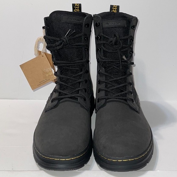 Dr. Martens Iowa 8-Eye Combat Work Shoes Mens Size 13 Black 25250001 Tough Poly main image 5